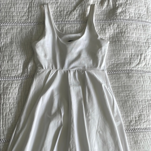Express White Fit and Flare Mini Dress - Picture 5 of 5